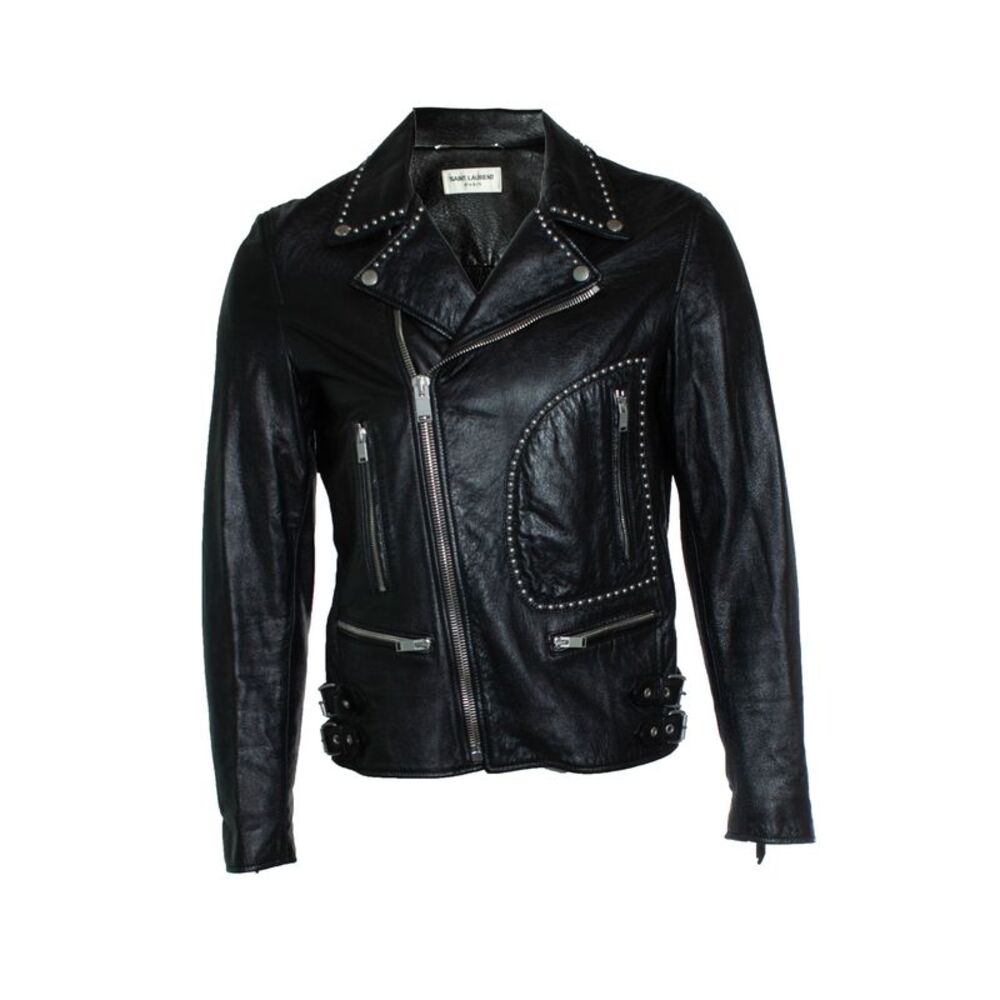Saint Laurent, 2015 leather fringe jacket